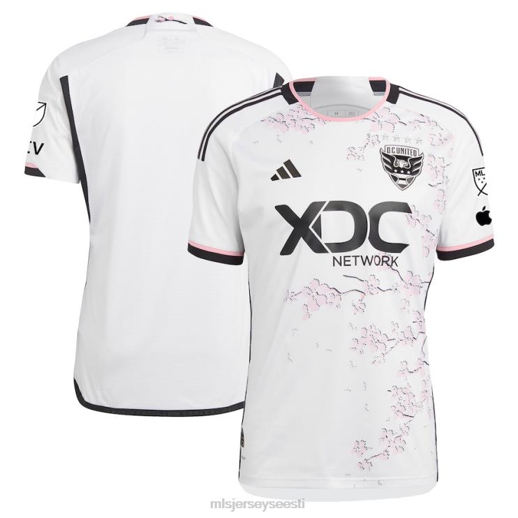 MLS Jerseys mehed d.c. United Adidas white 2023 kirsiõie komplekt autentne jersey P0VN38 särk