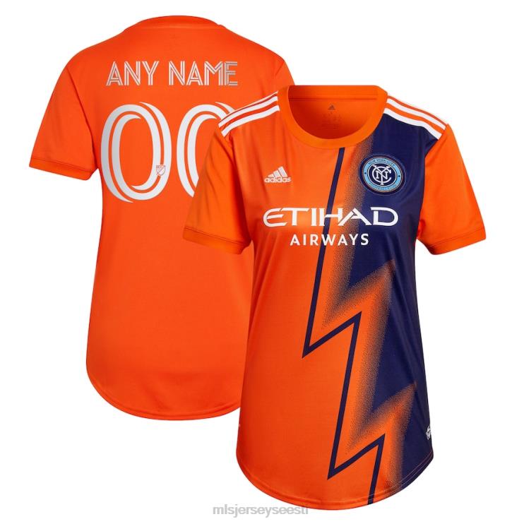 MLS Jerseys naised new york city fc adidas orange 2022 volti komplekti koopia kohandatud trikoo P0VN953 särk
